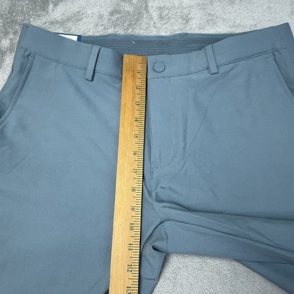 Greg Norman Men's 32x30 Performance Pants Green Polyester Spandex a2132 - Picture 4 of 9